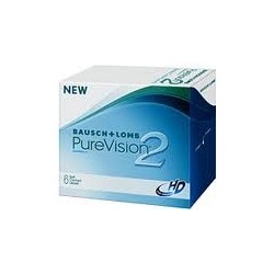 lentilles de contact mensuelle PureVision Sphérique 2HD -6 pack-