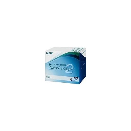 lentilles de contact mensuelle PureVision Sphérique 2HD -6 pack-