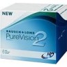 lentilles de contact mensuelle PureVision Sphérique 2HD -6 pack-