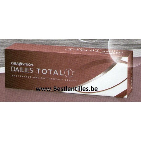 Dailies Total 1 -30 pack- lentille de contact journalière ciba vision