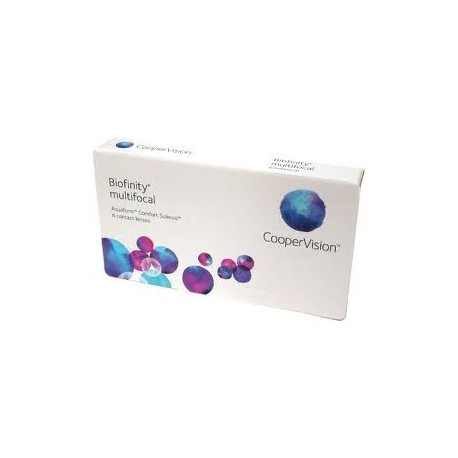 Biofinity multifocale -6pack- lentilles de contact mensuelle progressive coopervision